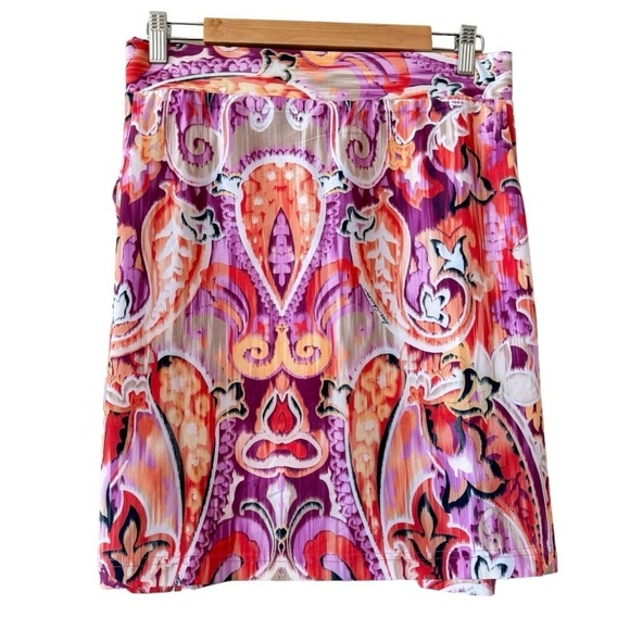 CHICO’S Zenergy 40th Anniversary Neema Fabric Golf Skort Size 4 NEW - Picture 1 of 11